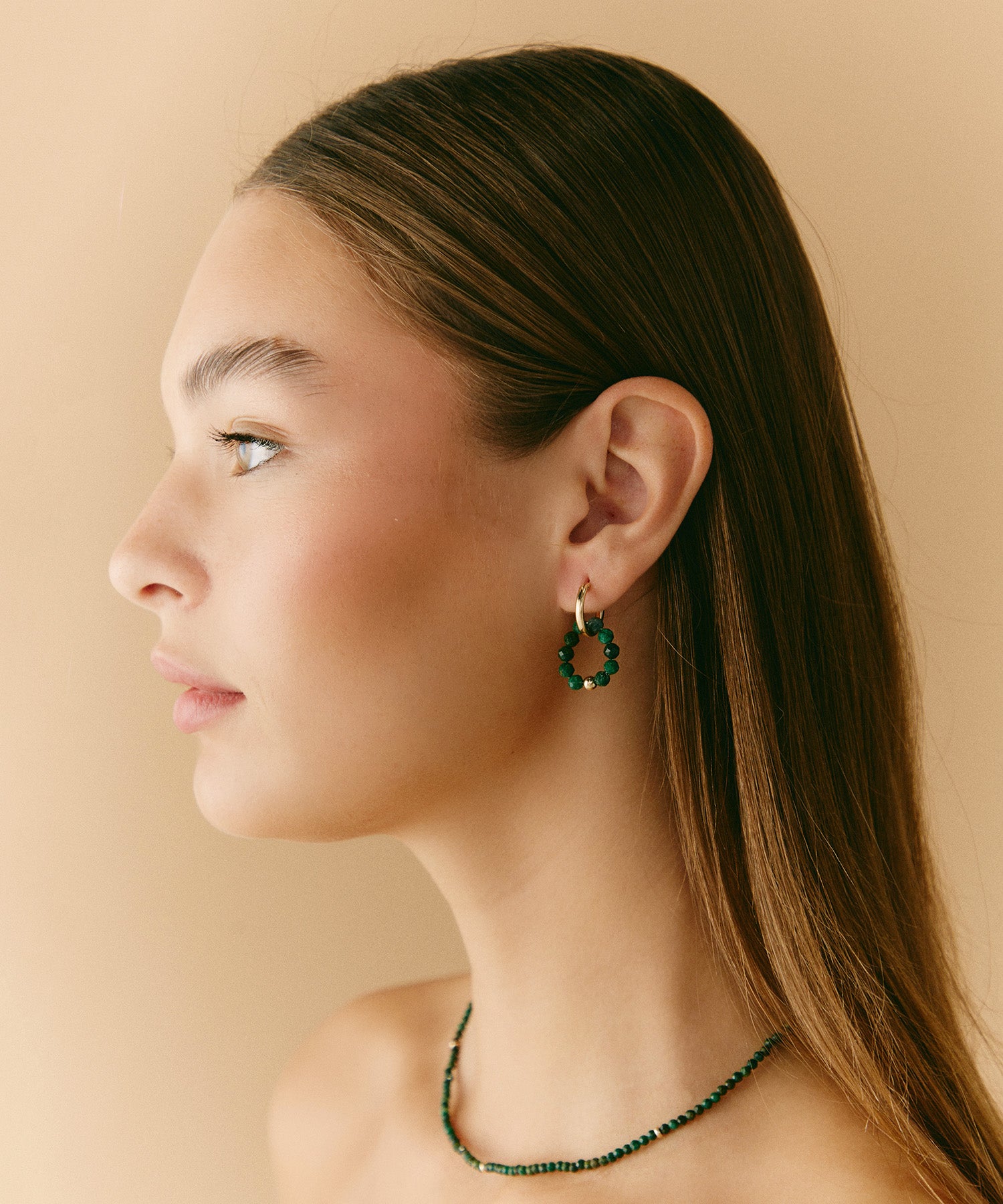 PRECIOUS ABUNDANCE EARRINGS WITH EMERALD
