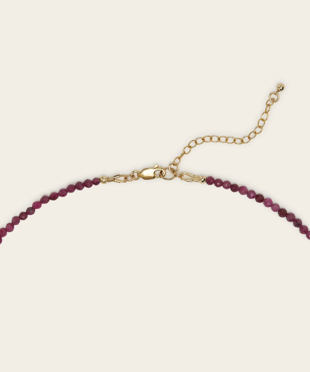 PRECIOUS LOVE NECKLACE WITH RUBY