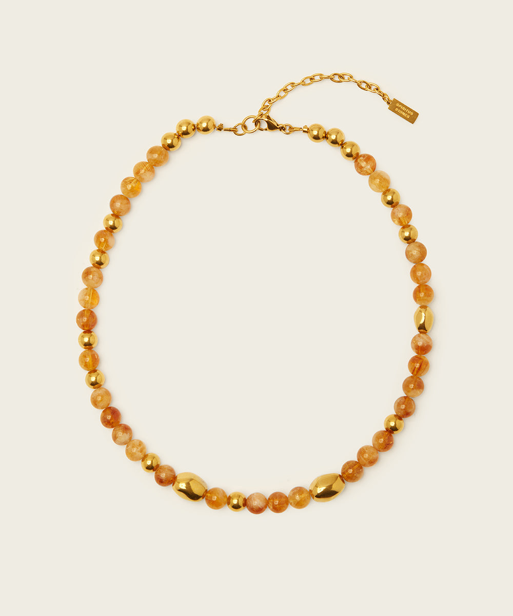 PRIMAL RADIANCE NECKLACE WITH CITRINE