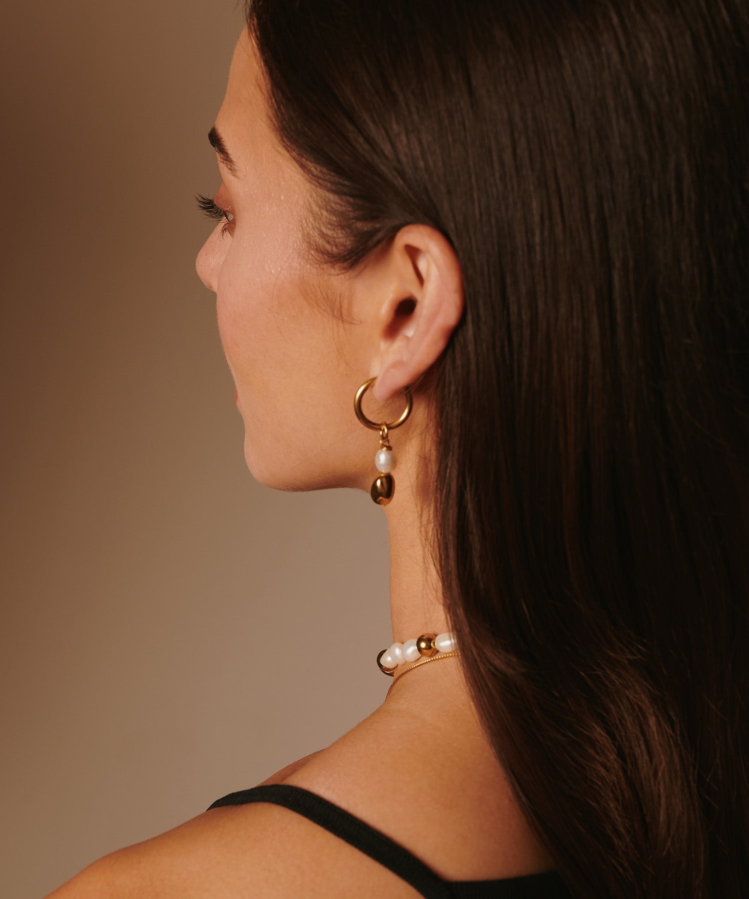 PRIMAL SAGE EARRINGS WITH PEARLS