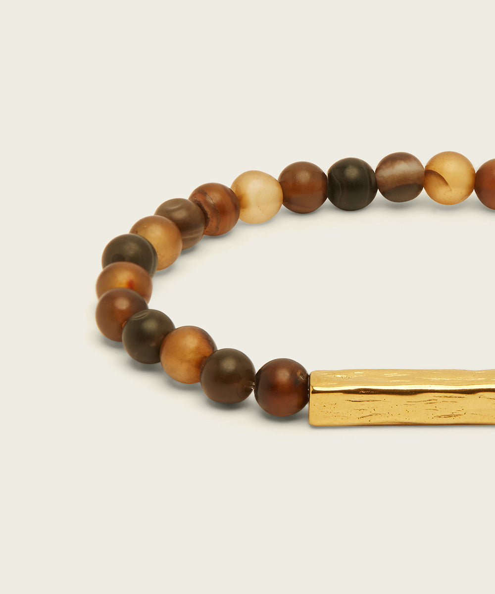 PRIMAL WARRIOR BRACELET WITH SARDONYX