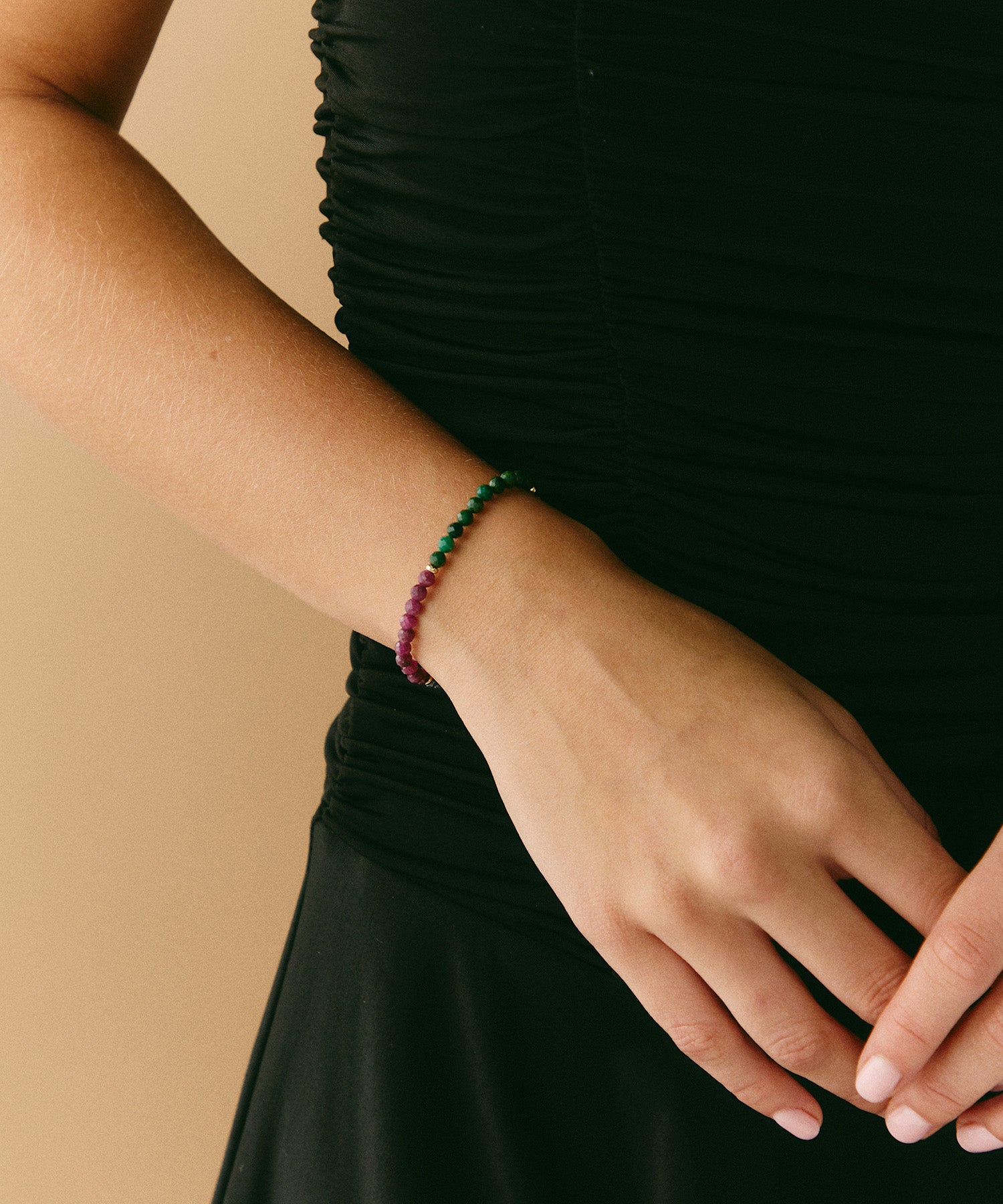 PRECIOUS ENERGY BRACELET WITH EMERALD, RUBY & SAPPHIRE