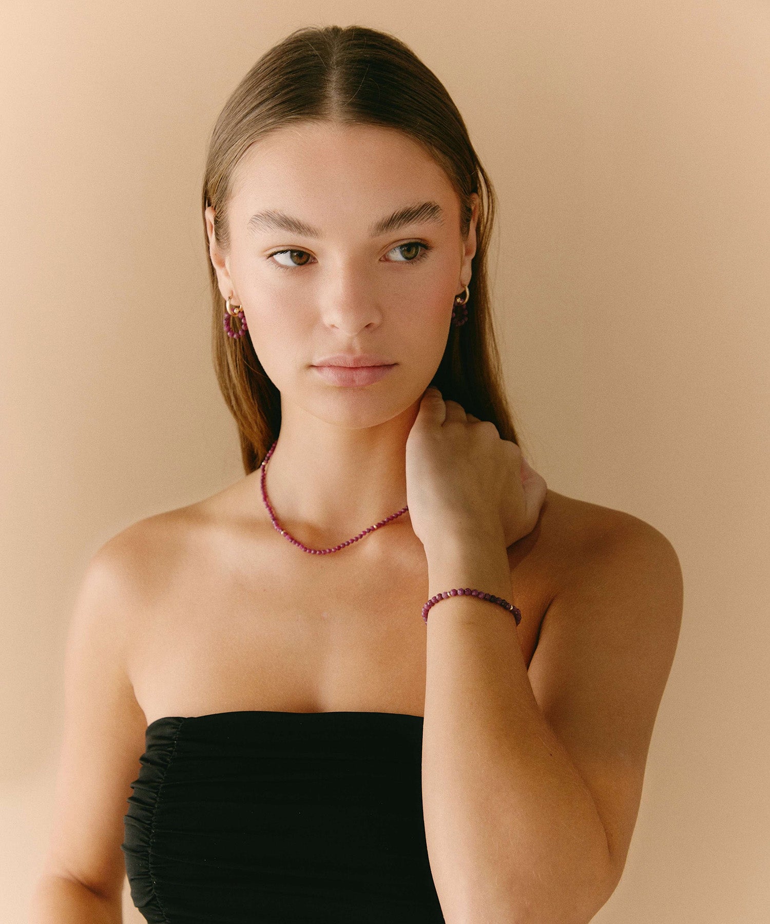 PRECIOUS LOVE NECKLACE WITH RUBY