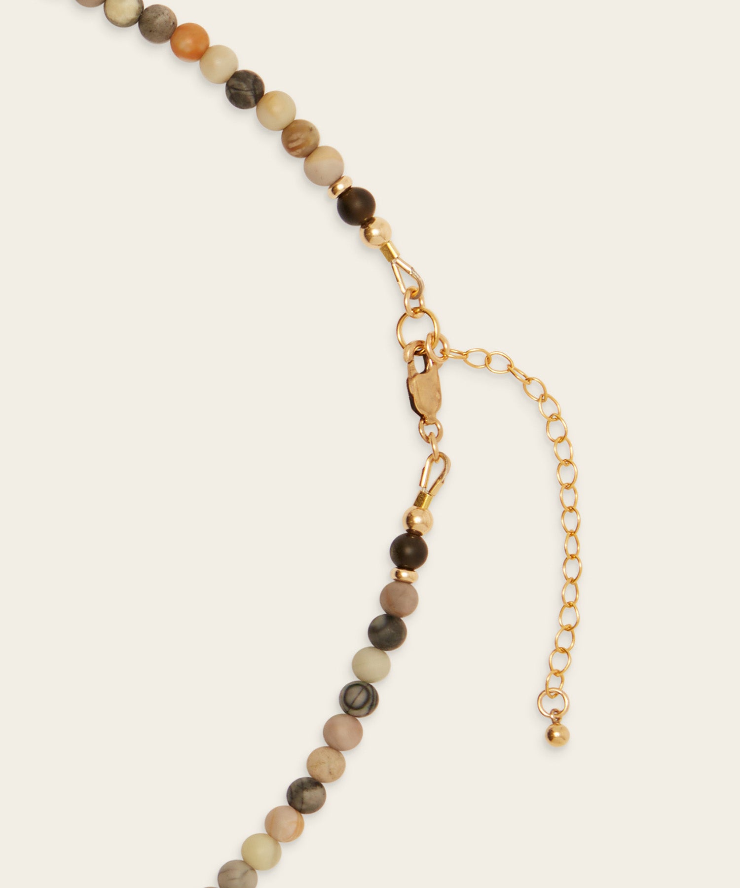 THE JOYFUL NURTURER NECKLACE WITH PICASSO JASPER & OBSIDIAN
