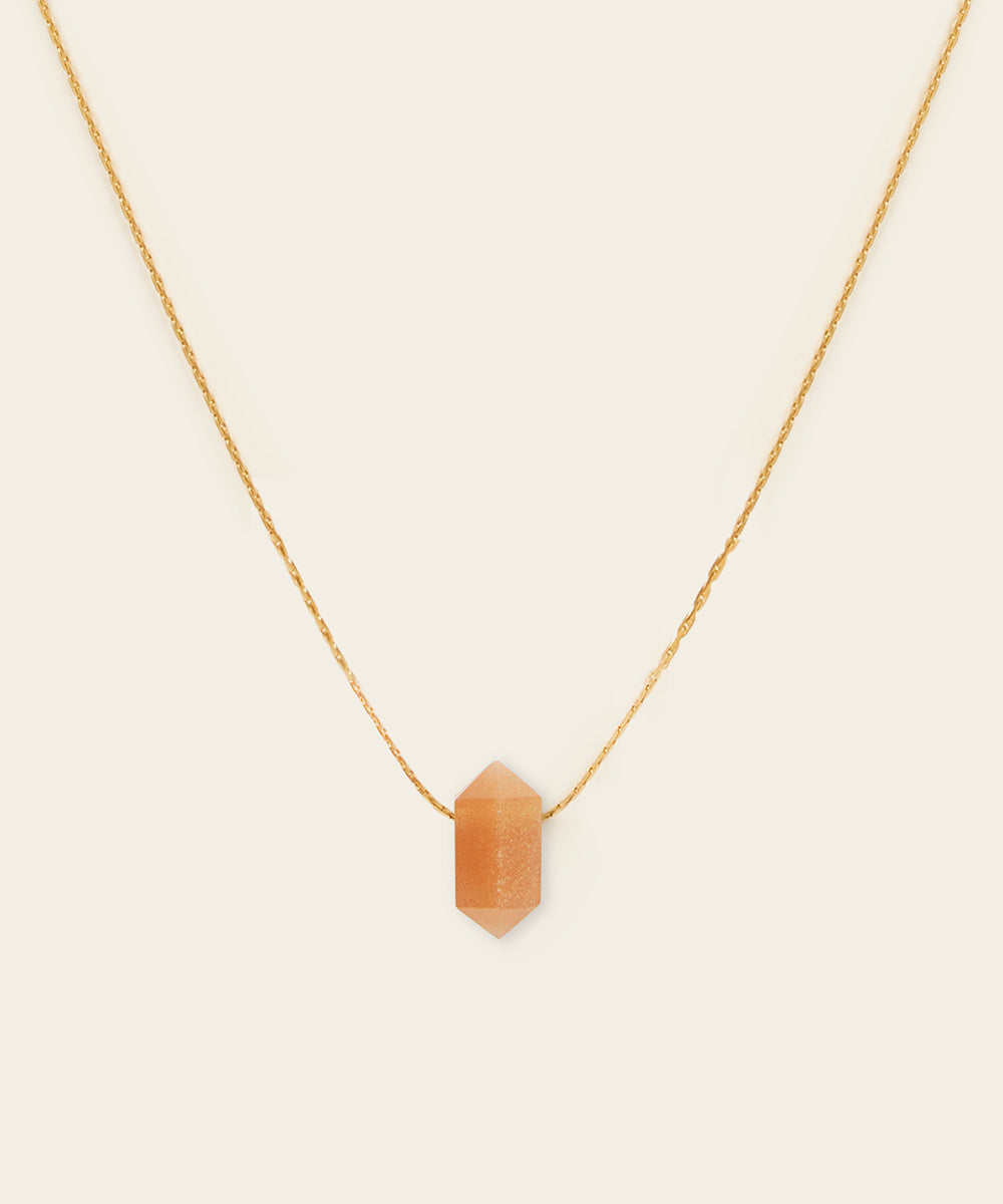 THE JOY NECKLACE WITH SUNSTONE