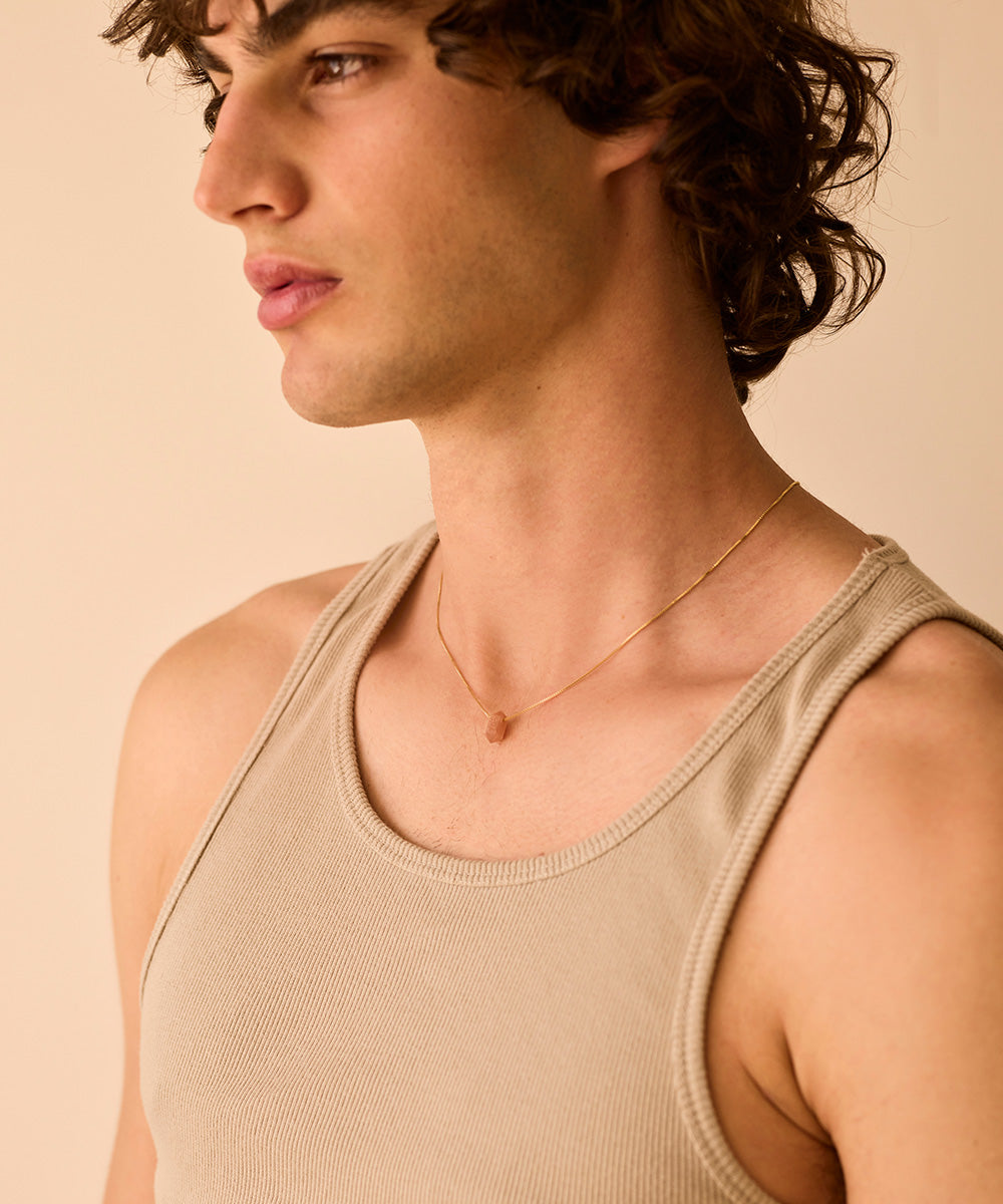 THE JOY NECKLACE WITH SUNSTONE