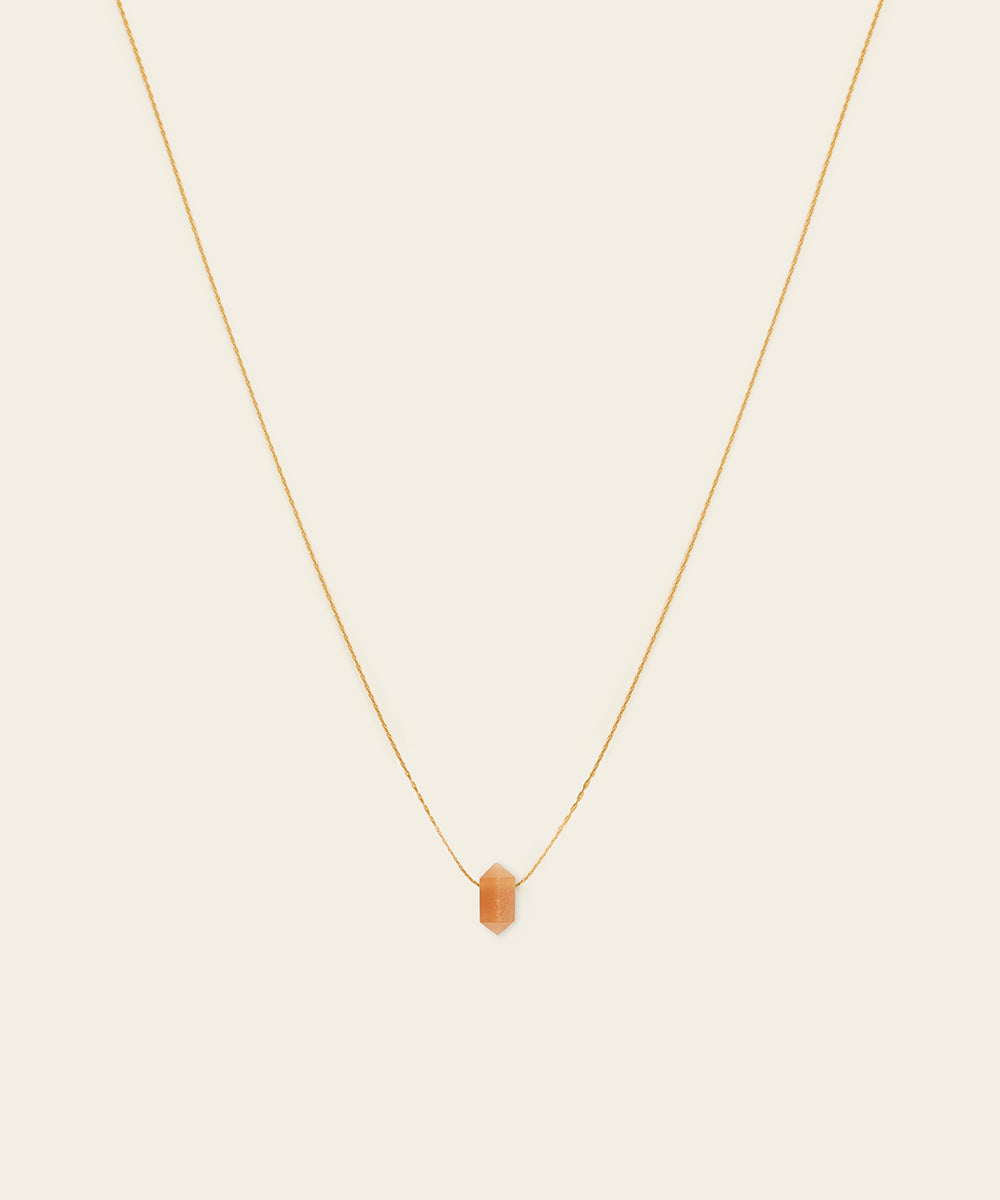 THE JOY NECKLACE WITH SUNSTONE