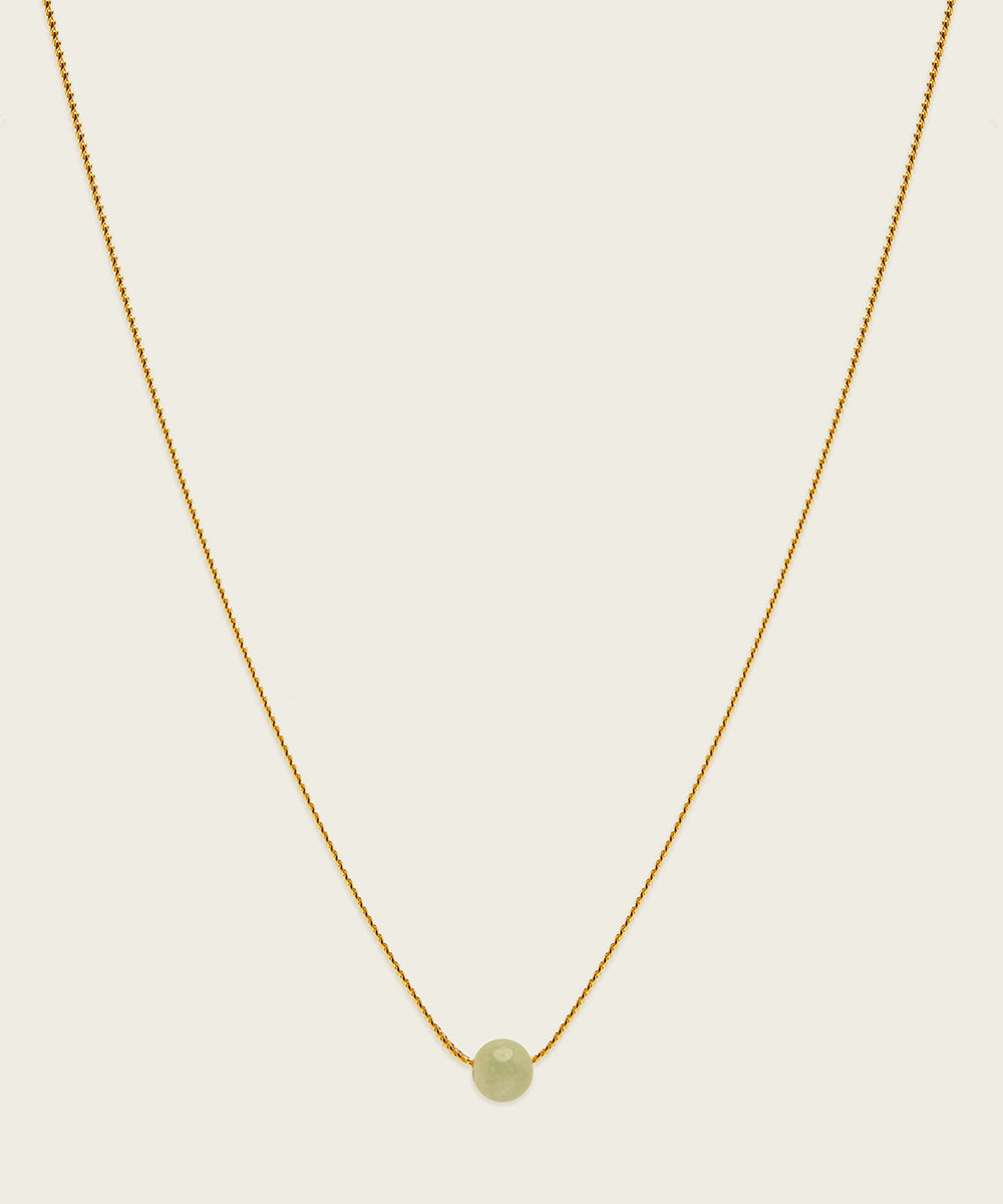 THE ETERNAL ABUNDANCE NECKLACE WITH JADE