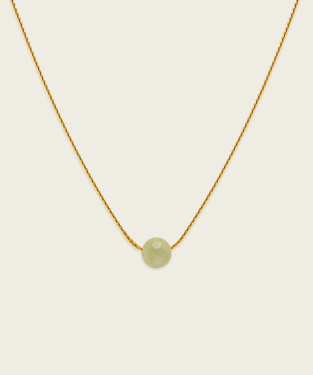 THE ETERNAL ABUNDANCE NECKLACE WITH JADE