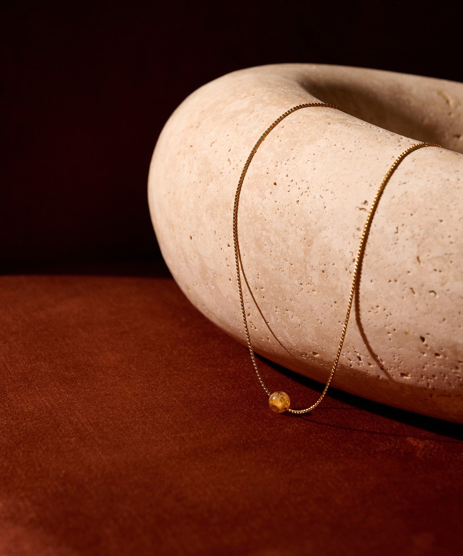 THE GOLDEN OPTIMIST NECKLACE WITH CITRINE