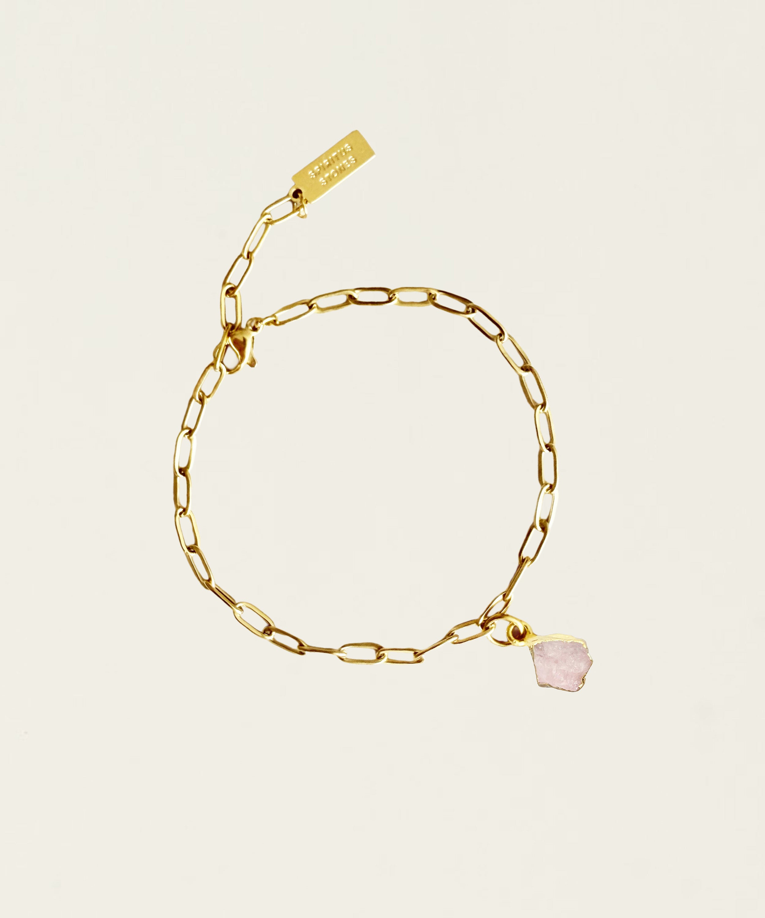 THE LIBRA BRACELET WITH ROSE QUARTZ