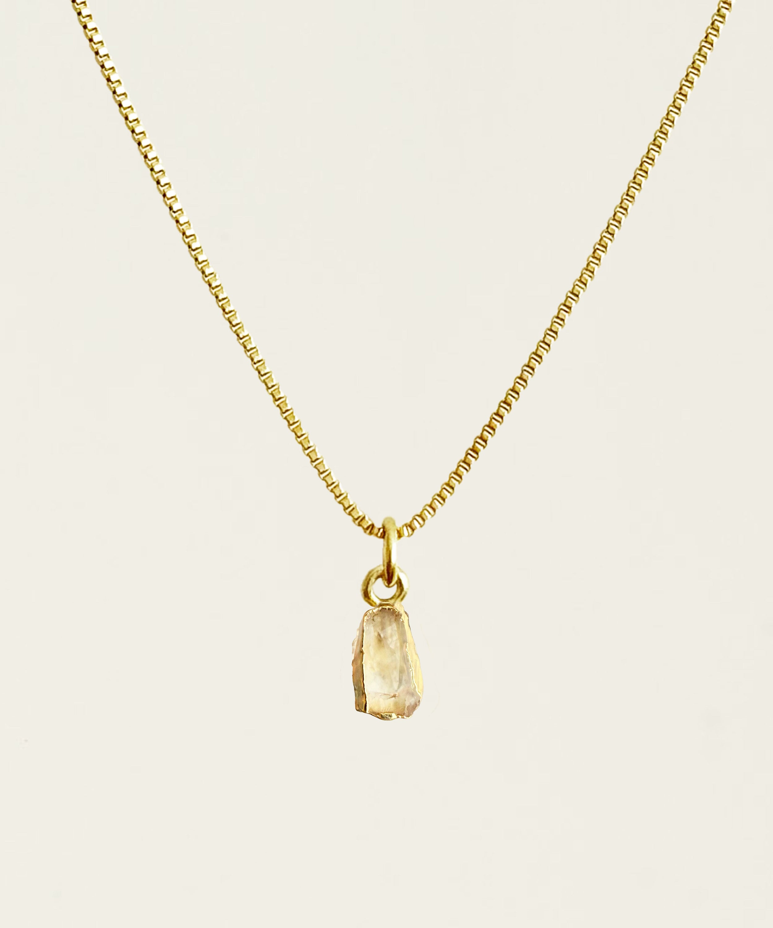 THE SCORPIO NECKLACE WITH CITRINE