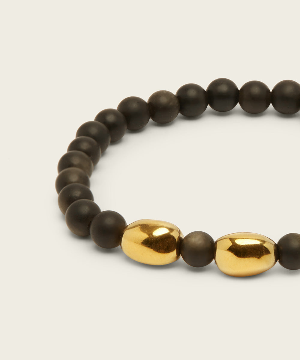 TRUE SPIRIT BRACELET WITH OBSIDIAN