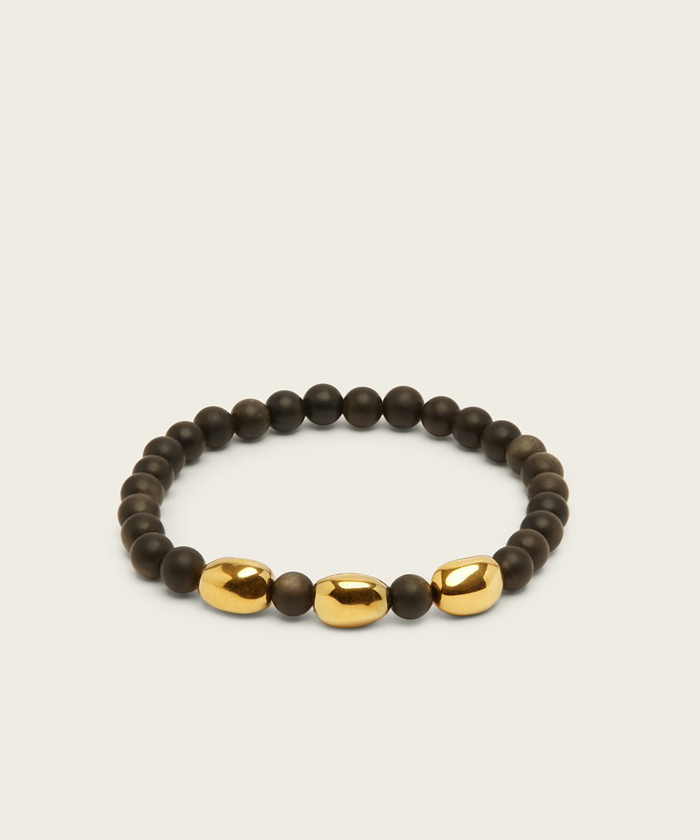 TRUE SPIRIT BRACELET WITH OBSIDIAN