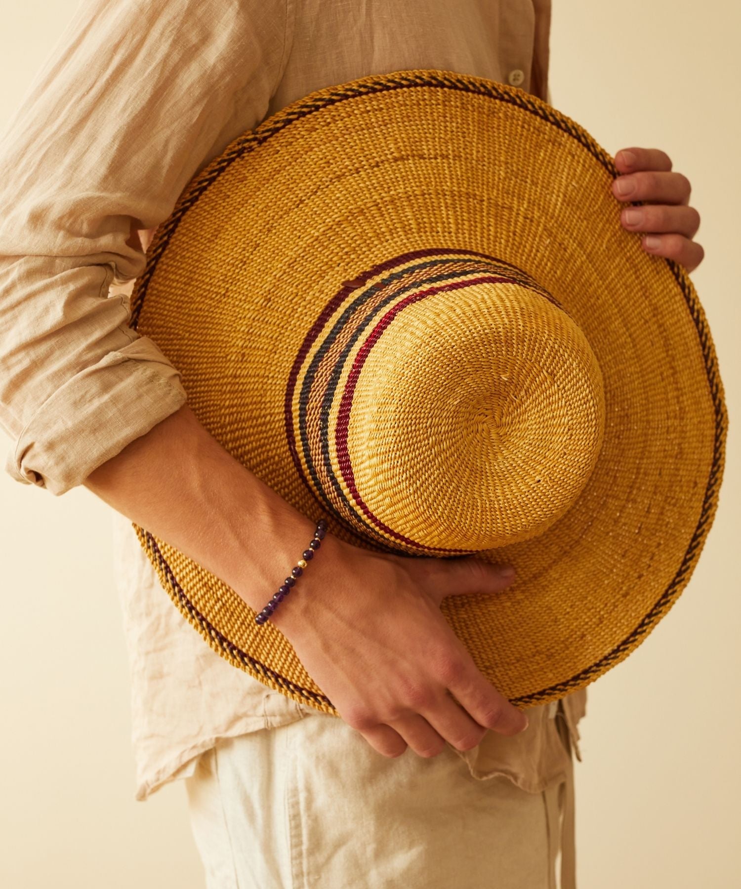 PEACE BRACELET WITH AMETHYST