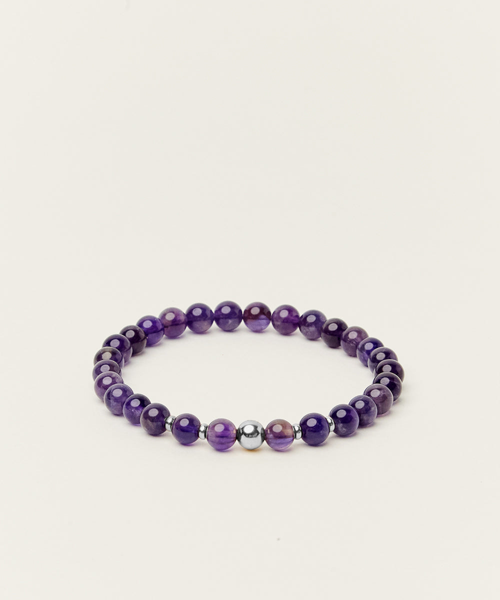 PEACE BRACELET WITH AMETHYST