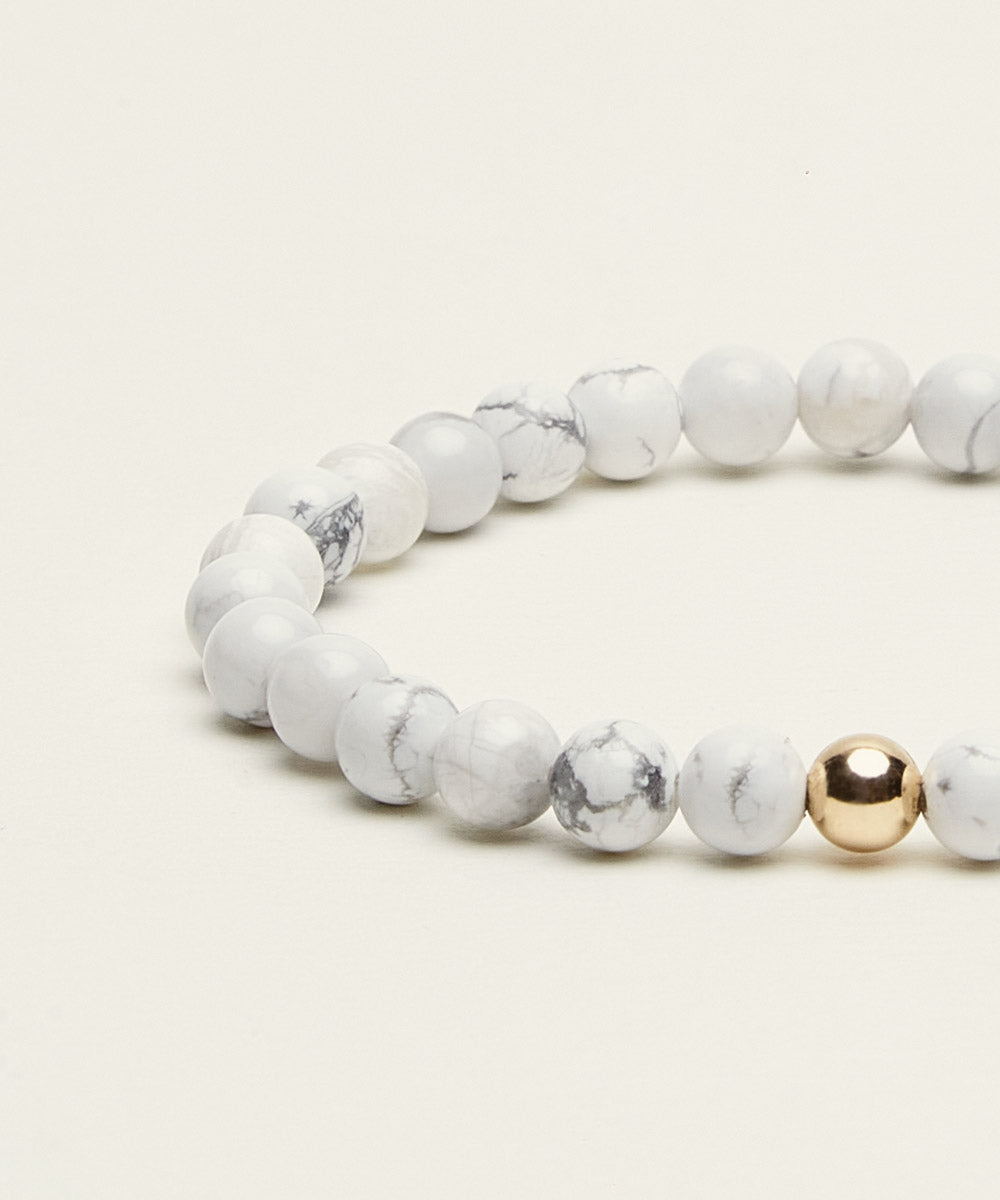 SERENITY BRACELET WITH HOWLITE