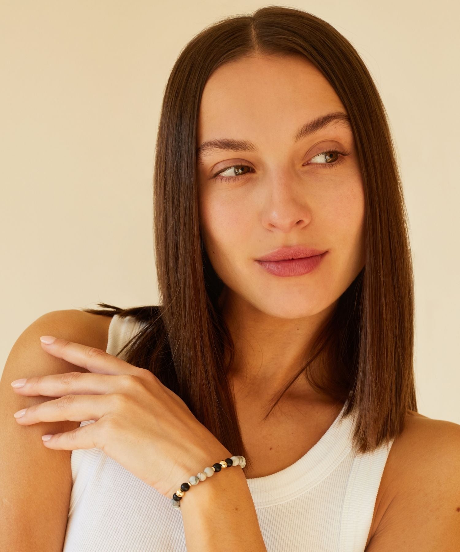 THE MR MINTY BRACELET WITH PICASSO JASPER & ONYX