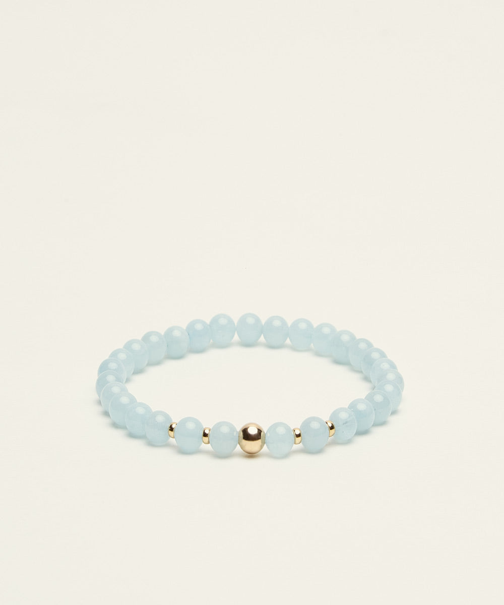 THE SEA-FARER BRACELET WITH AQUAMARINE