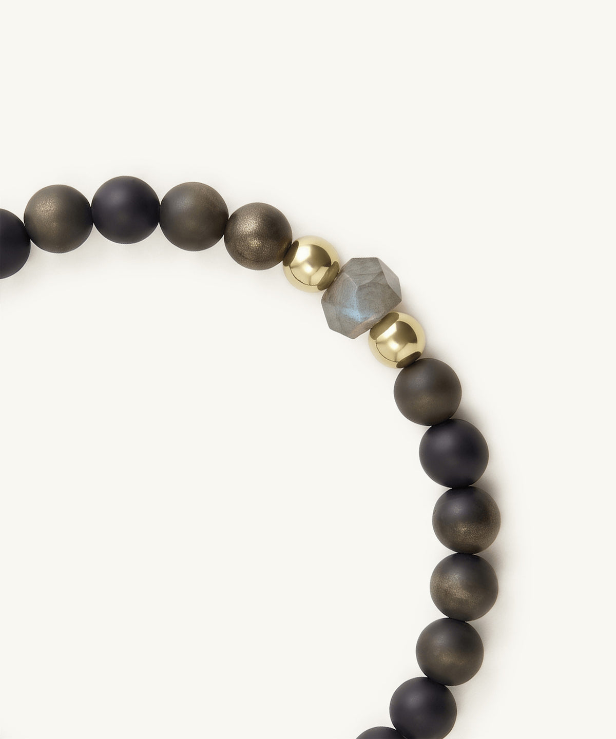 ALCHEMIST BRACELET WITH LABRADORITE & GOLDEN OBSIDIAN