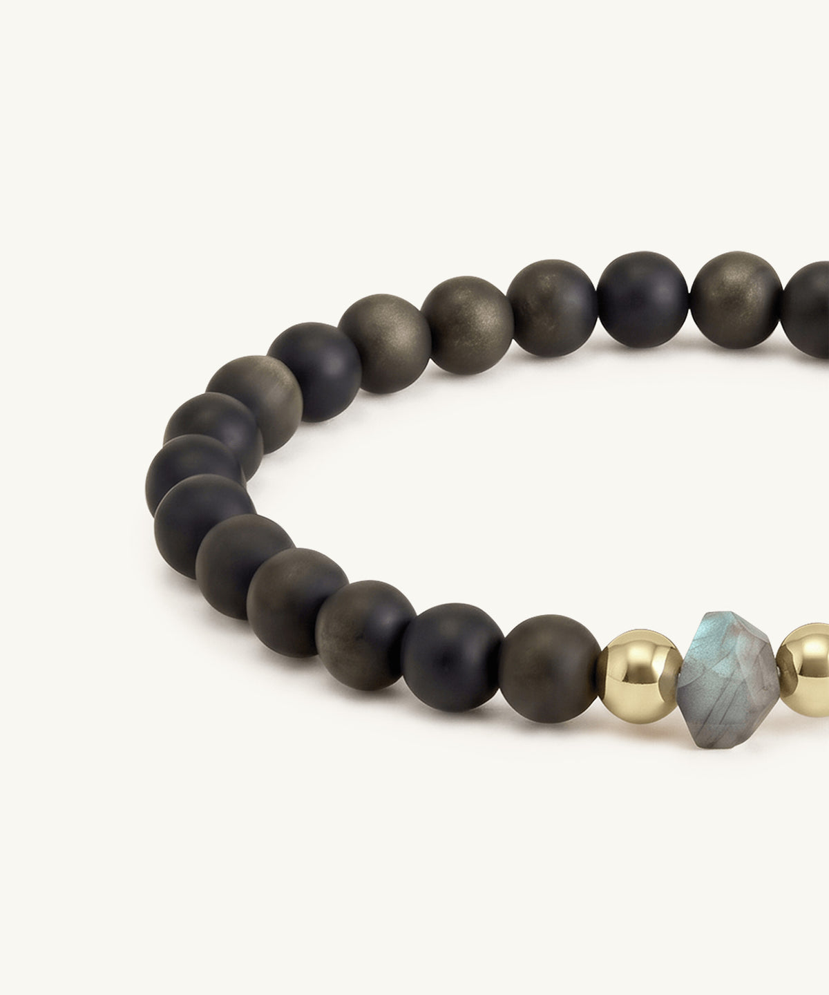 ALCHEMIST BRACELET WITH LABRADORITE & GOLDEN OBSIDIAN
