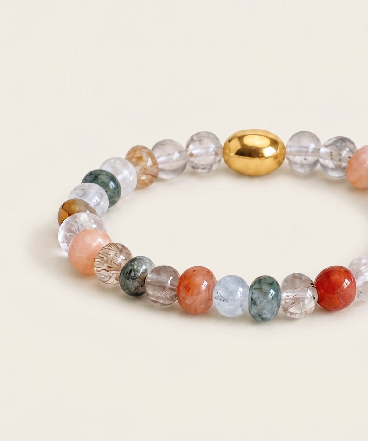 ANCIENT ASCENSION BRACELET WITH RUTILATED QUARTZ (LIMITED-EDITION)