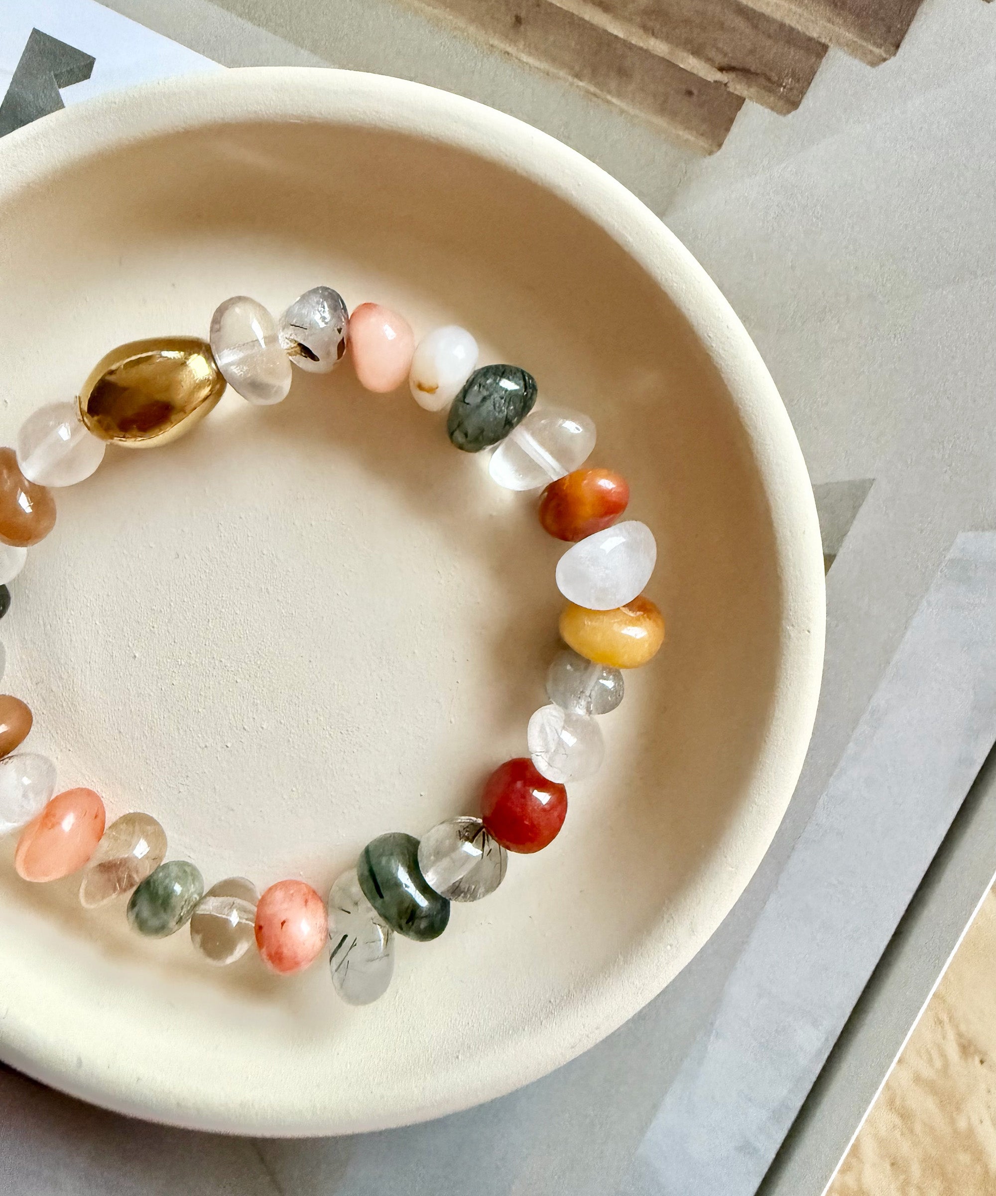 ANCIENT ASCENSION BRACELET WITH RUTILATED QUARTZ (LIMITED-EDITION)