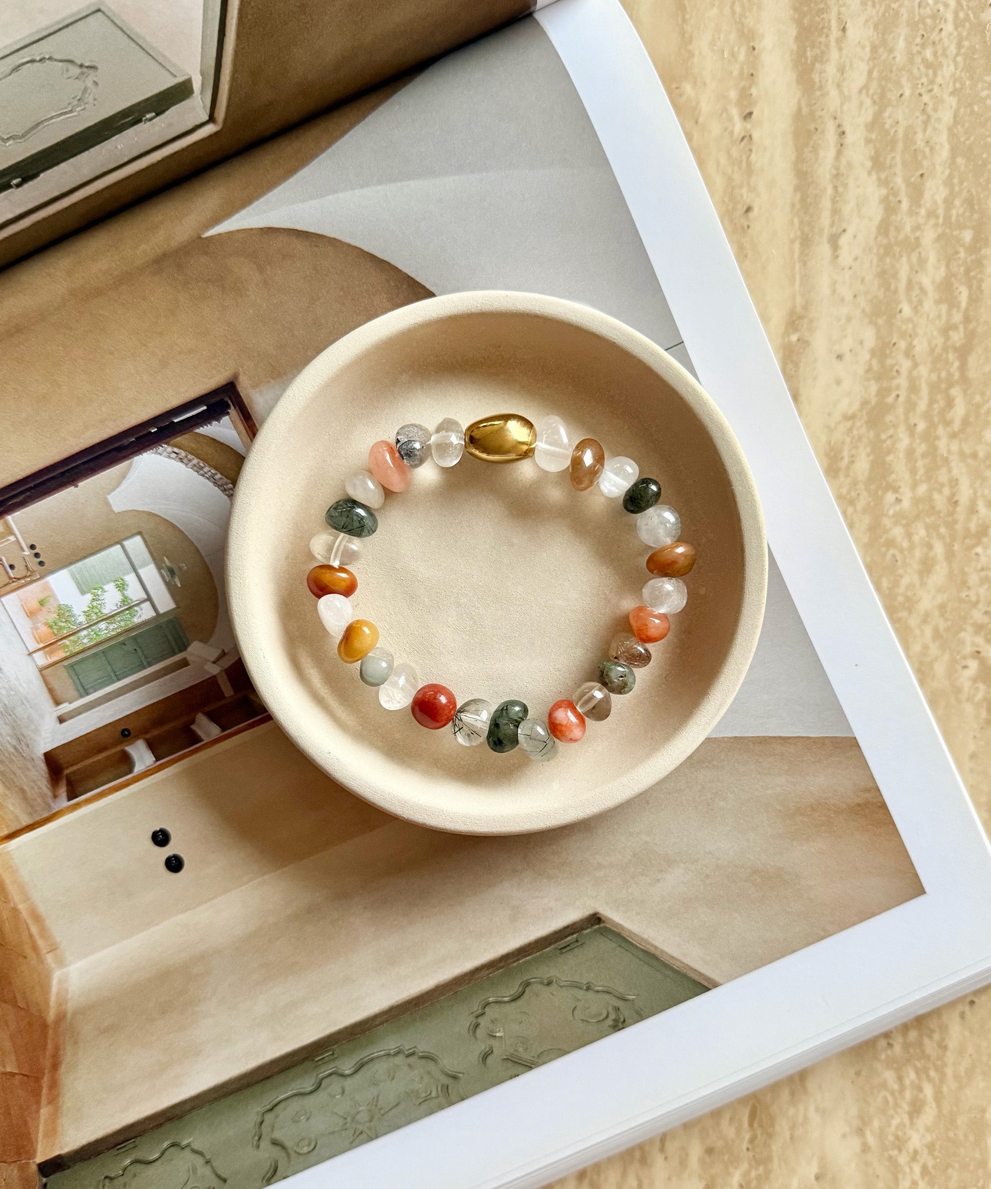 ANCIENT ASCENSION BRACELET WITH RUTILATED QUARTZ (LIMITED-EDITION)