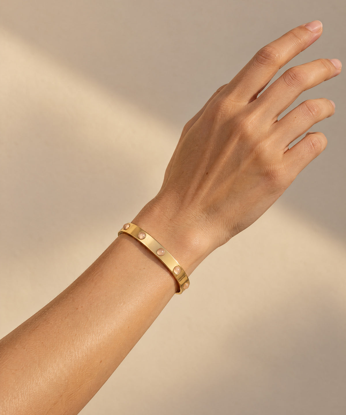BELOVED BRACELET WITH ROSE QUARTZ
