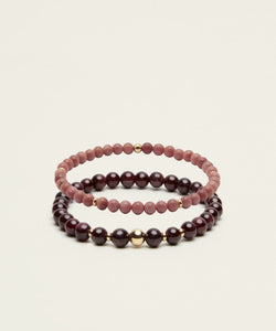 COURAGEOUS HEART BRACELET STACK