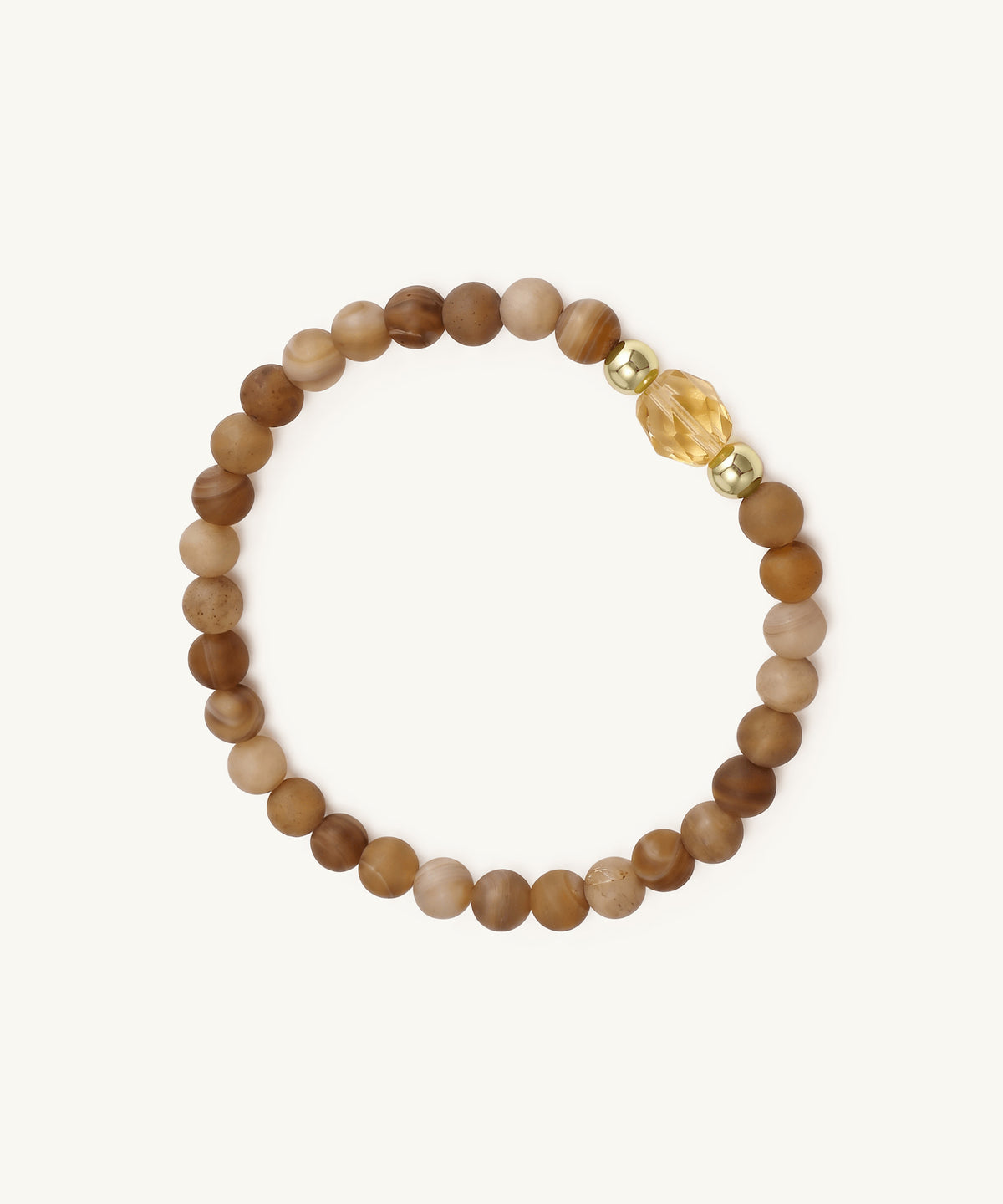 EXPLORER BRACELET WITH CITRINE & SARDONYX