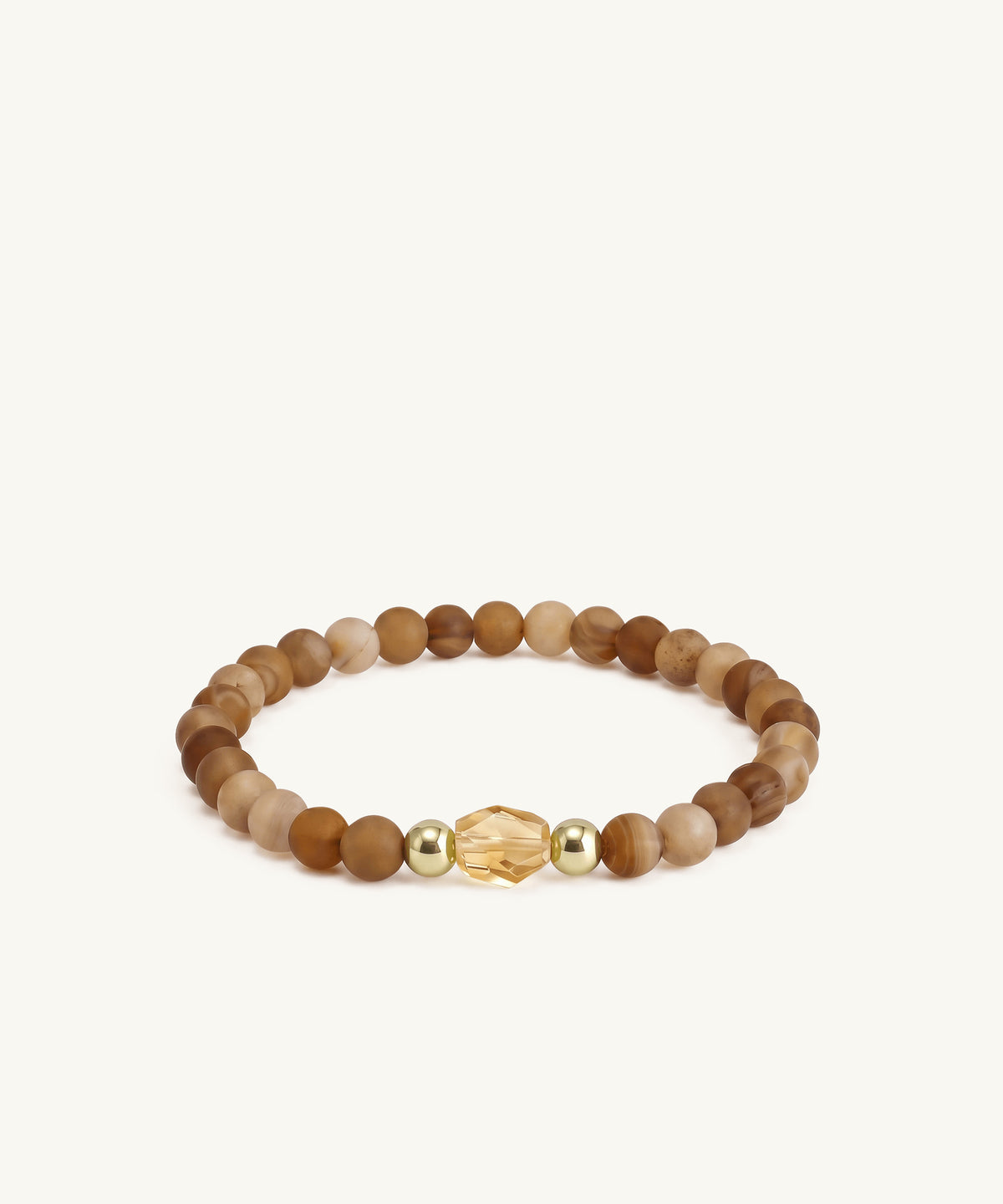 EXPLORER BRACELET WITH CITRINE & SARDONYX