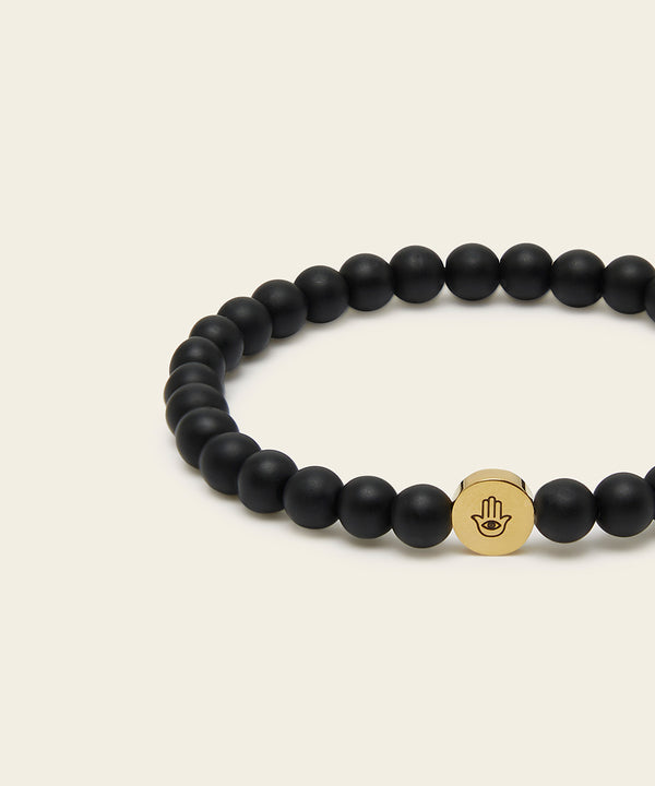 EYE OF PROSPERITY BRACELET WITH ONYX