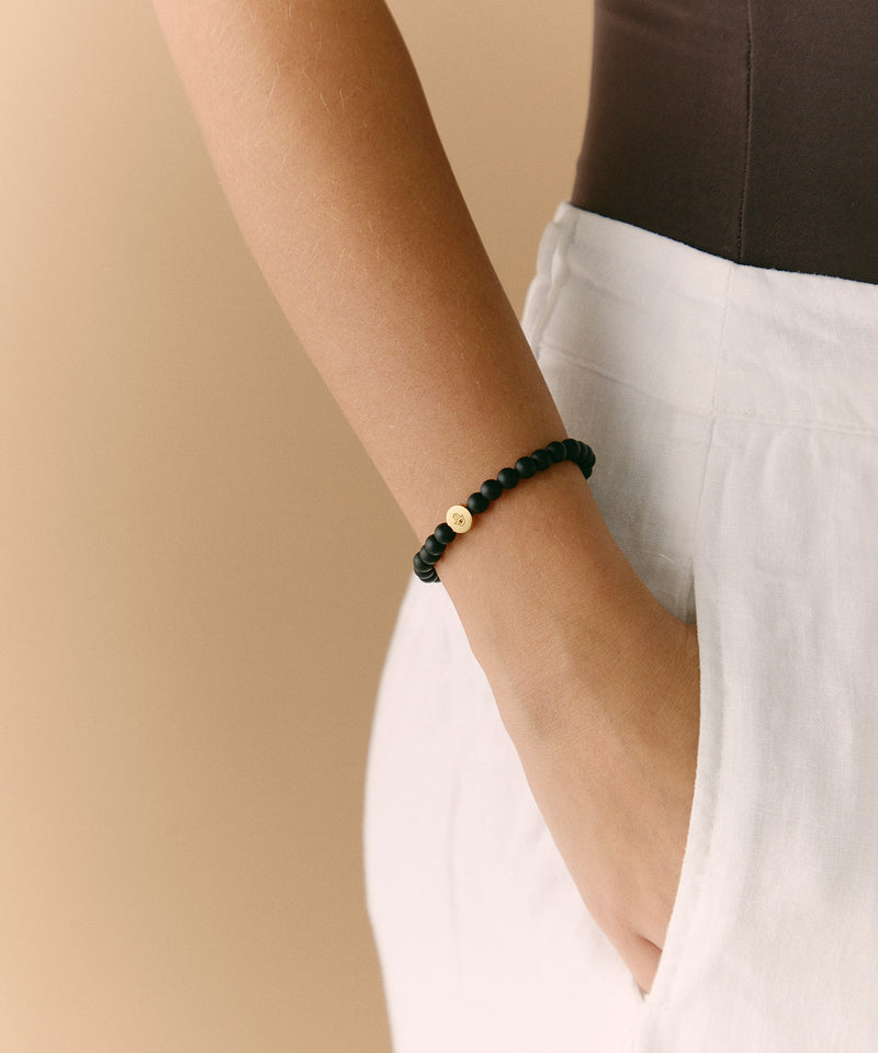 EYE OF PROSPERITY BRACELET WITH ONYX