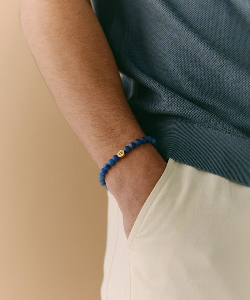 EYE OF PROTECTION BRACELET WITH BLUE AVENTURINE