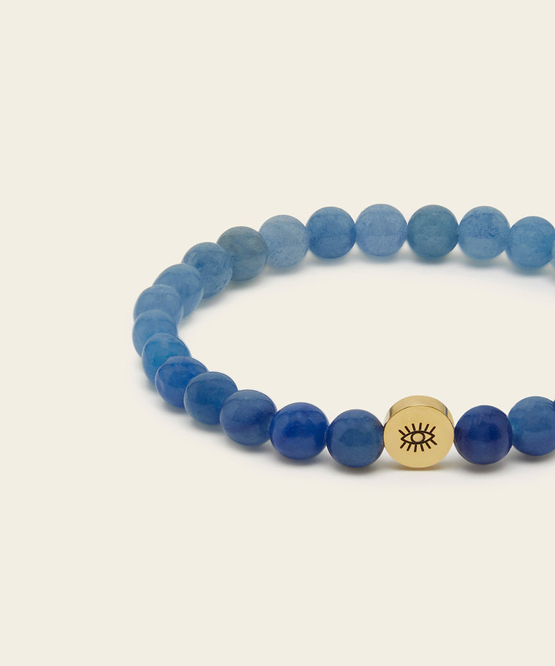 EYE OF PROTECTION BRACELET WITH BLUE AVENTURINE