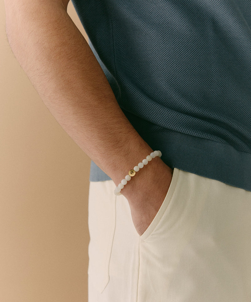 EYE OF PROVIDENCE BRACELET WITH MOONSTONE