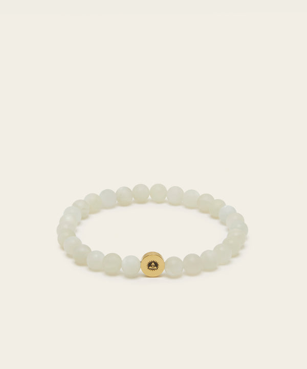 EYE OF PROVIDENCE BRACELET WITH MOONSTONE