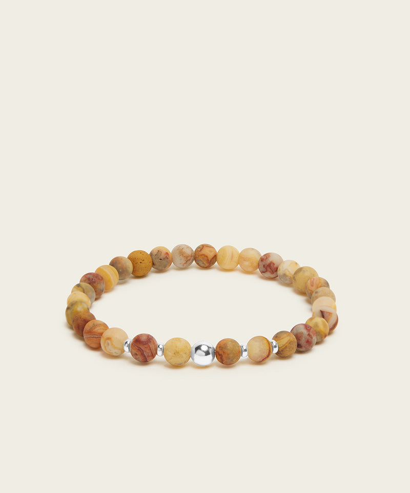 HAPPY LIFE BRACELET WITH MEXICAN AGATE