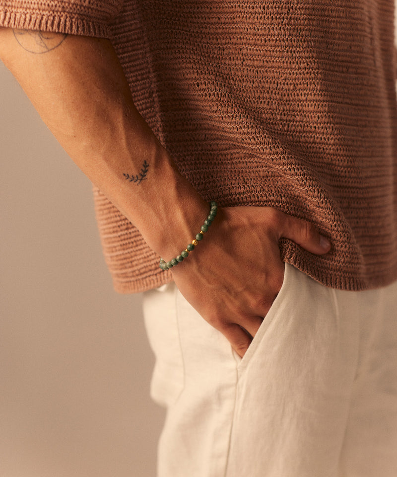 HARVEST MOON BRACELET WITH BURMESE JADE