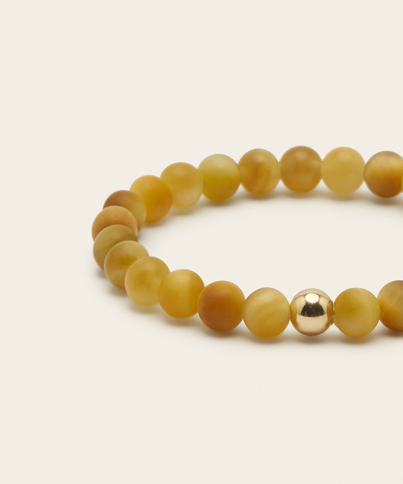 KIDS INSPIRATION BRACELET WITH GOLDEN TIGER'S EYE