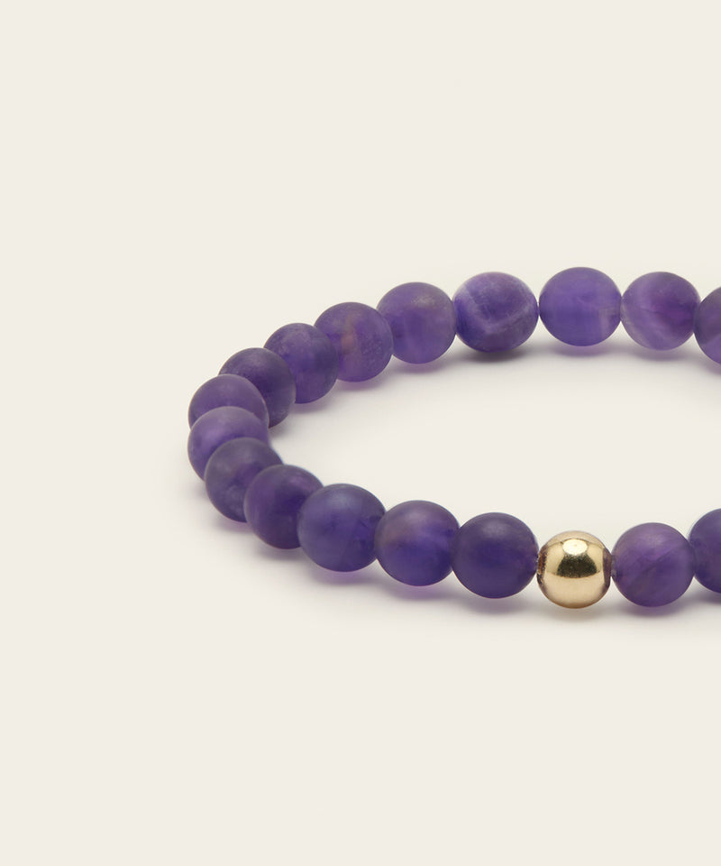 KIDS PEACE BRACELET WITH AMETHYST