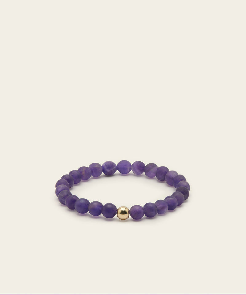 KIDS PEACE BRACELET WITH AMETHYST