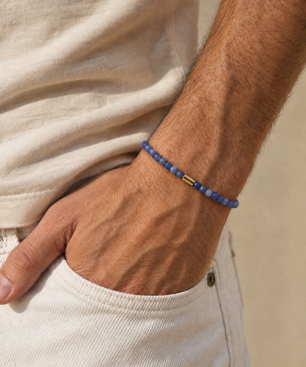 KINDRED CALM BRACELET WITH BLUE AVENTURINE