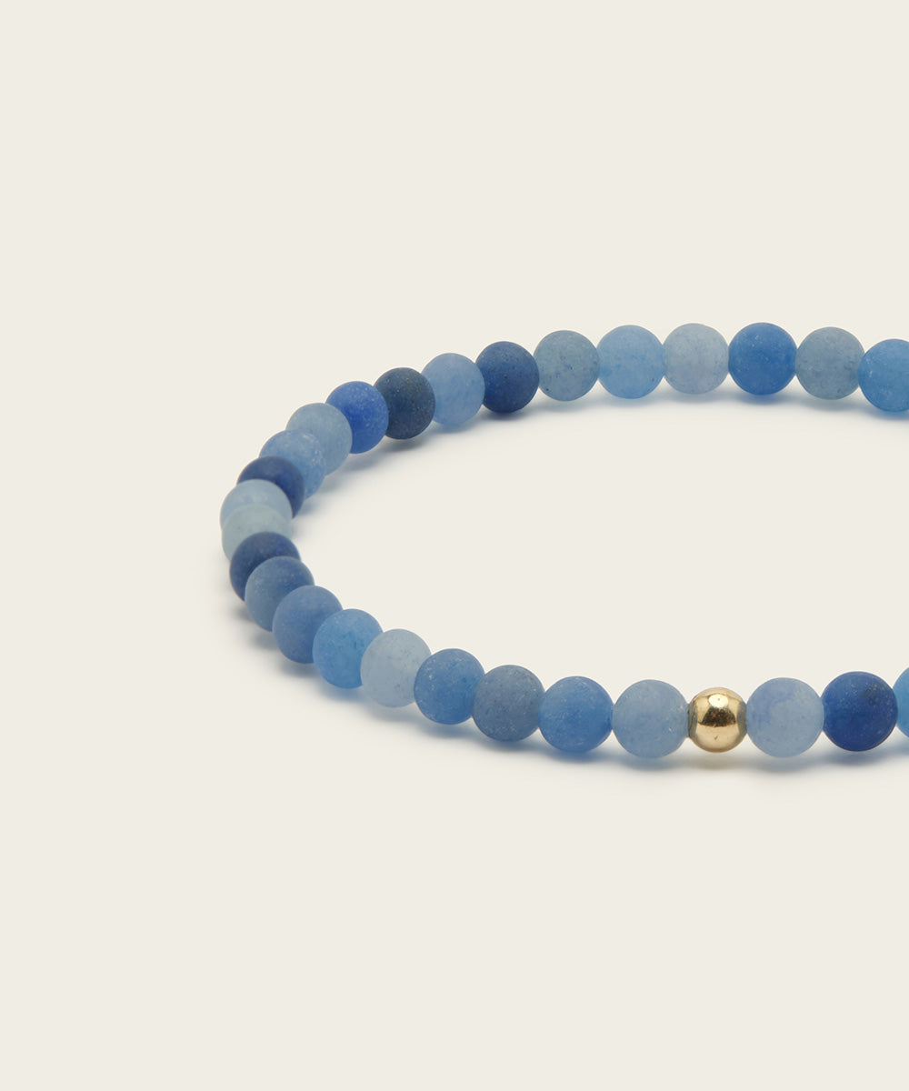 KINDRED CALM BRACELET WITH BLUE AVENTURINE