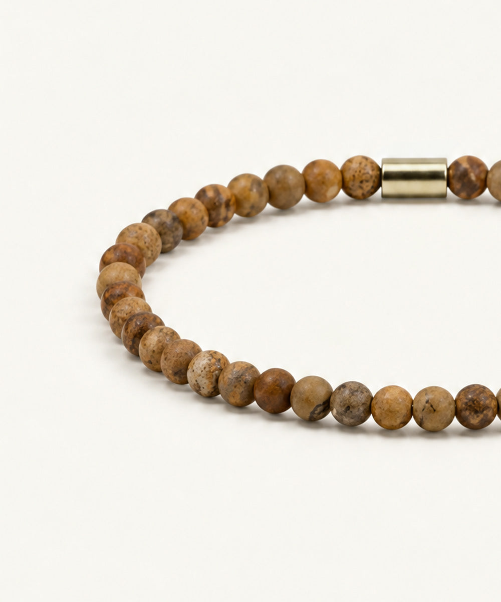 KINDRED NURTURING BRACELET WITH PICTURE JASPER