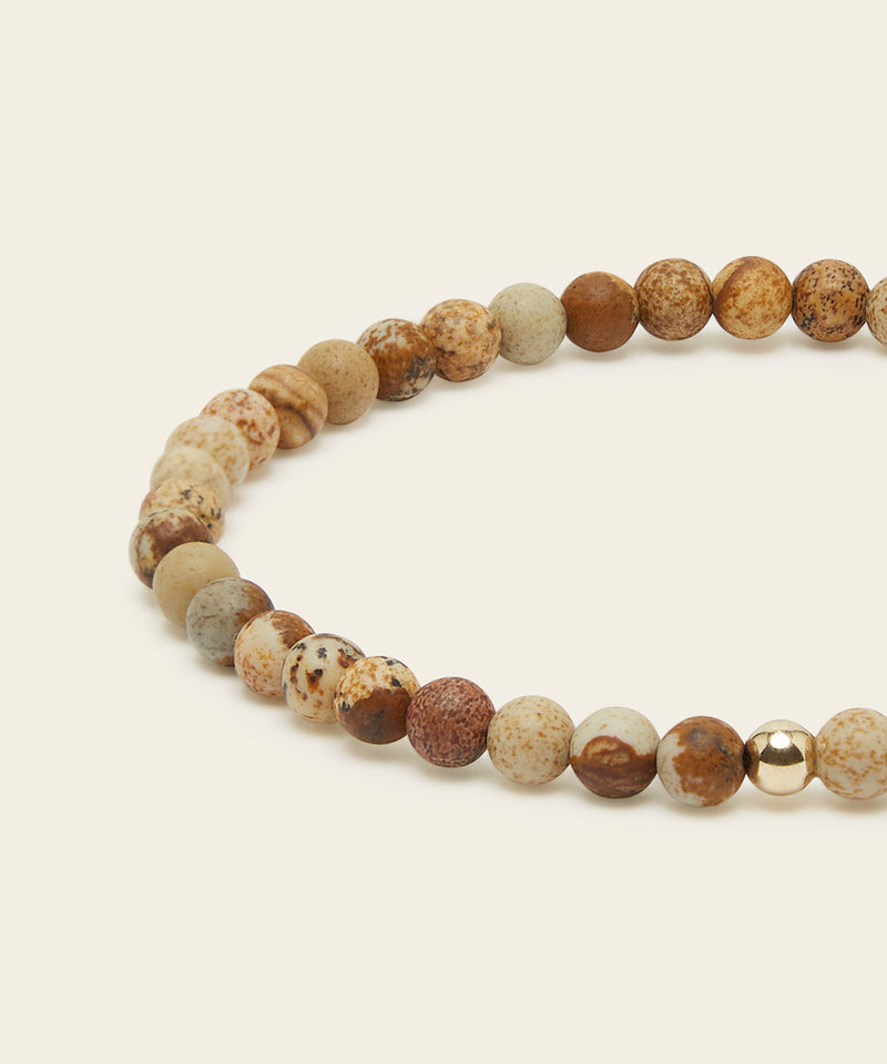 KINDRED NURTURING BRACELET WITH PICTURE JASPER