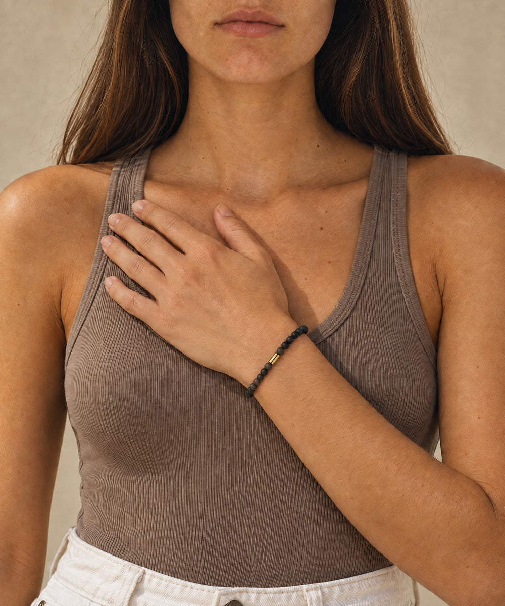 KINDRED TRANSFORMATION BRACELET WITH OBSIDIAN
