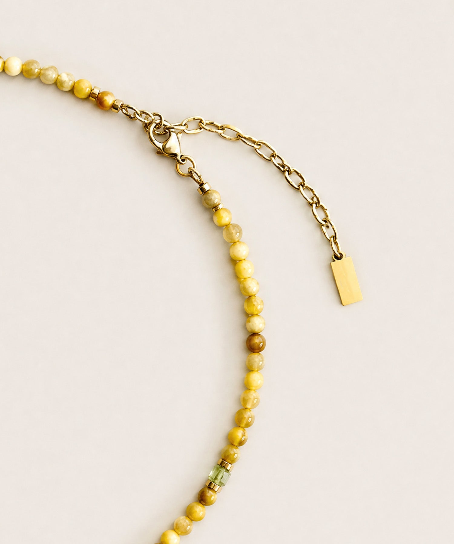 LEO WARRIOR NECKLACE WITH PERIDOT & GOLDEN TIGERS EYE (LIMITED-EDITION)
