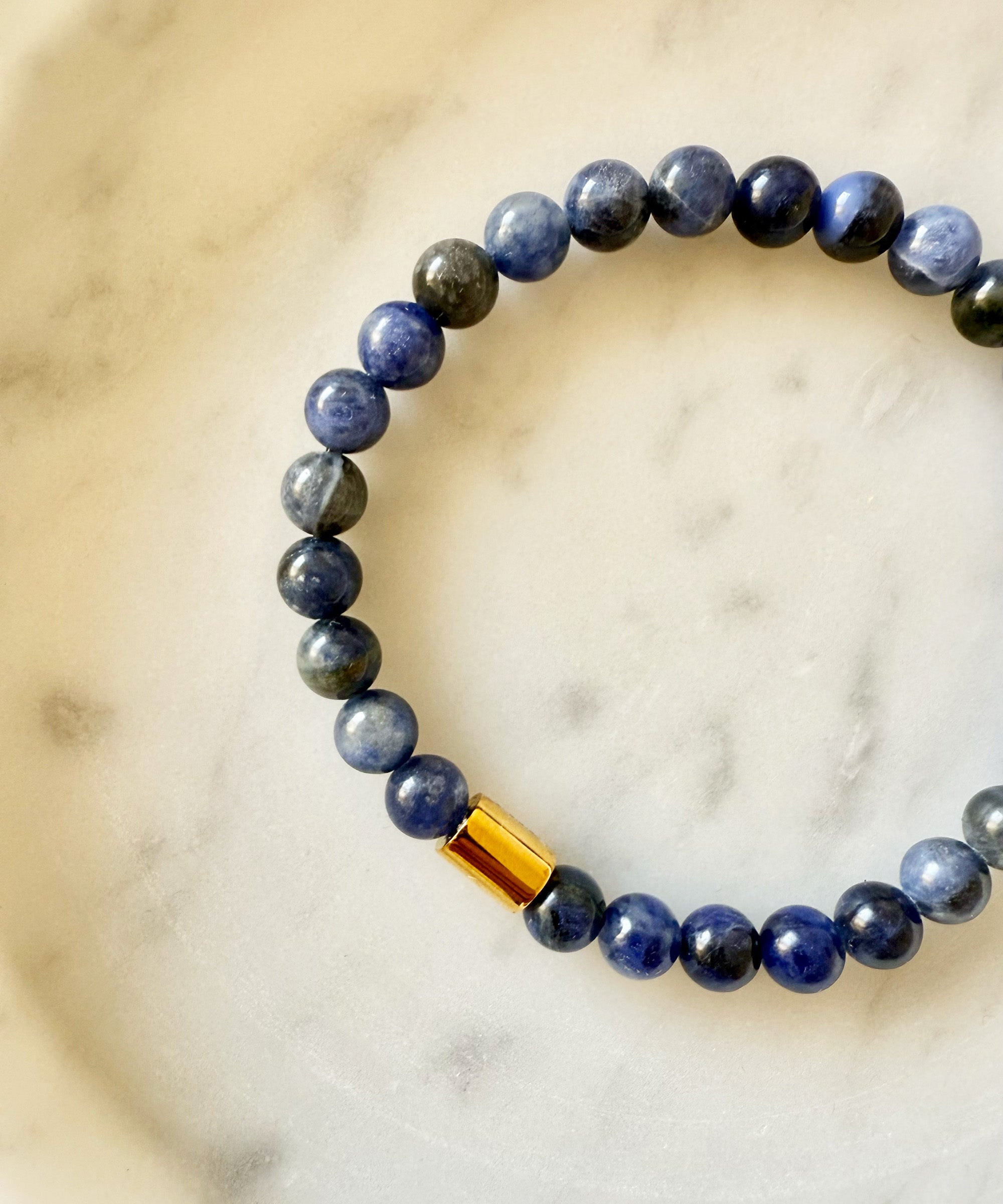 INNER CALM BRACELET WITH SODALITE (LIMITED-EDITION)